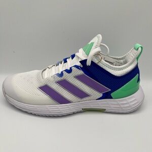 Adidas Adizero Ubersonic 4 ‘White Violet Fusion’ Women’s Tennis Shoes Pickleball
